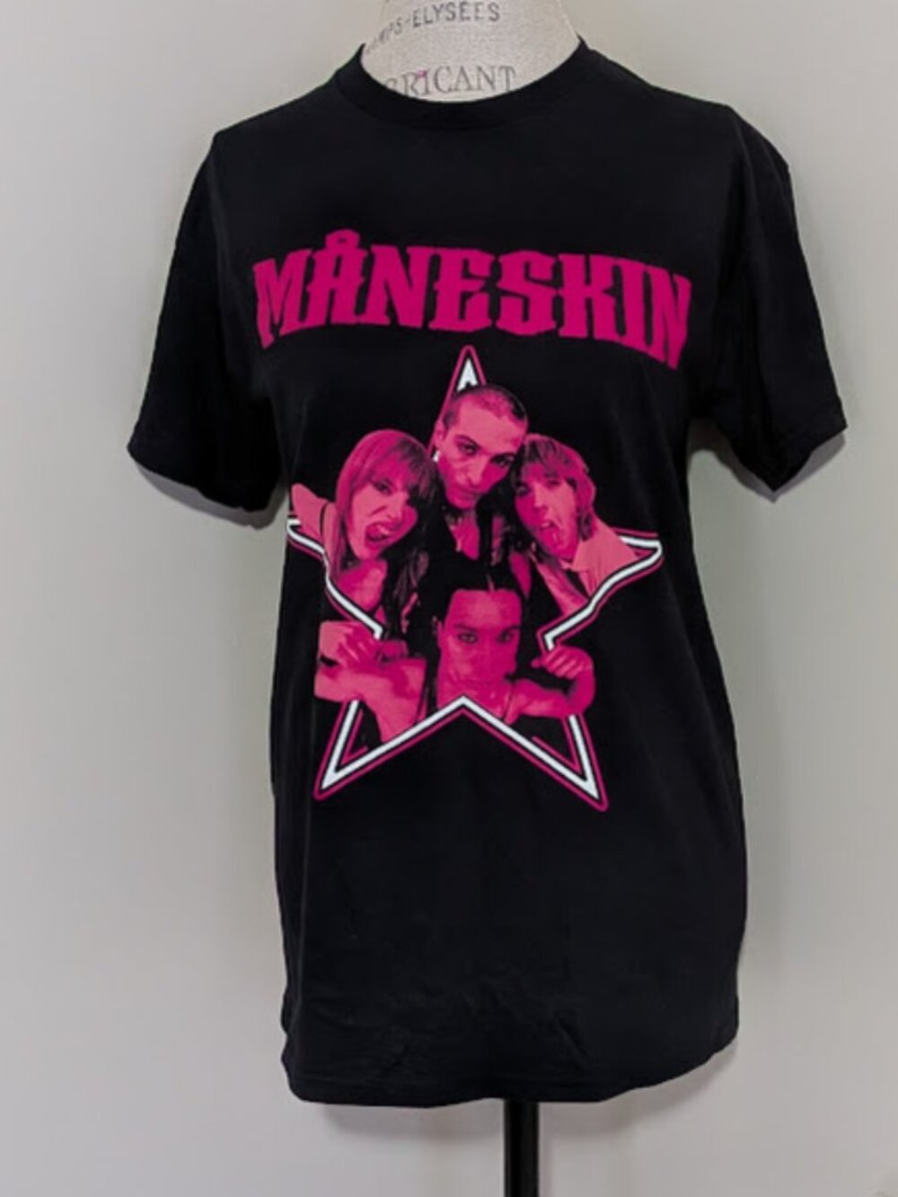Maneskin Italian Rock band official Star tour shirt size M